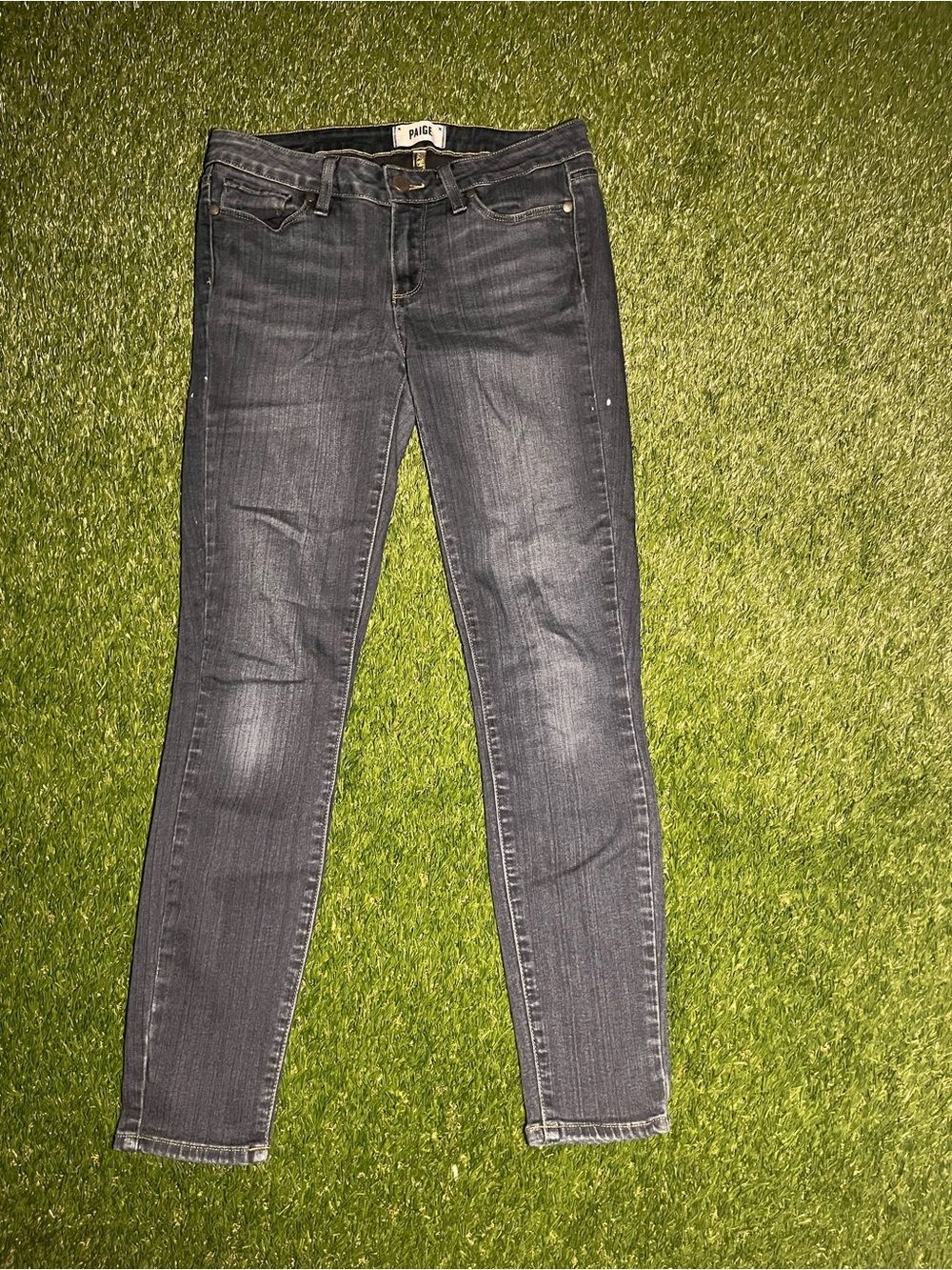 Paige Women’s Size 28 Dark Gray Skinny Jeans